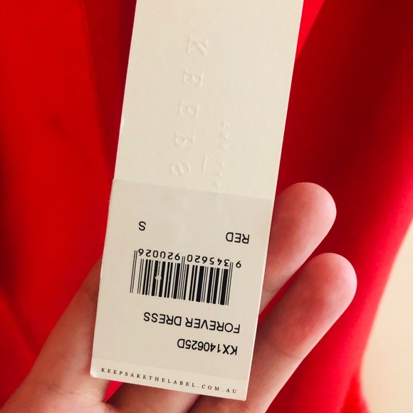 NWT Keepsake Red Sleeveless Summer Dress - Picture 3 of 5